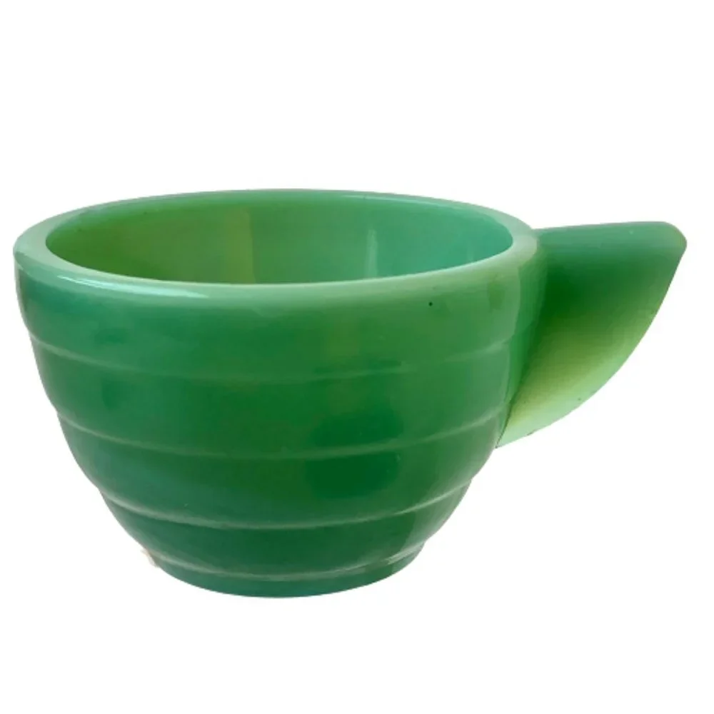 Vintage 50's Pottery Childs Toy Cup + Plate